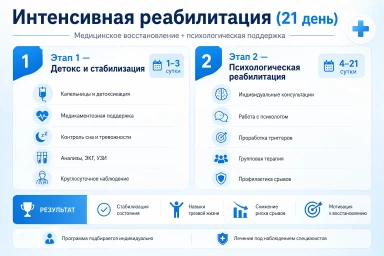 Реабилитация за 21 день в городе Бавлы